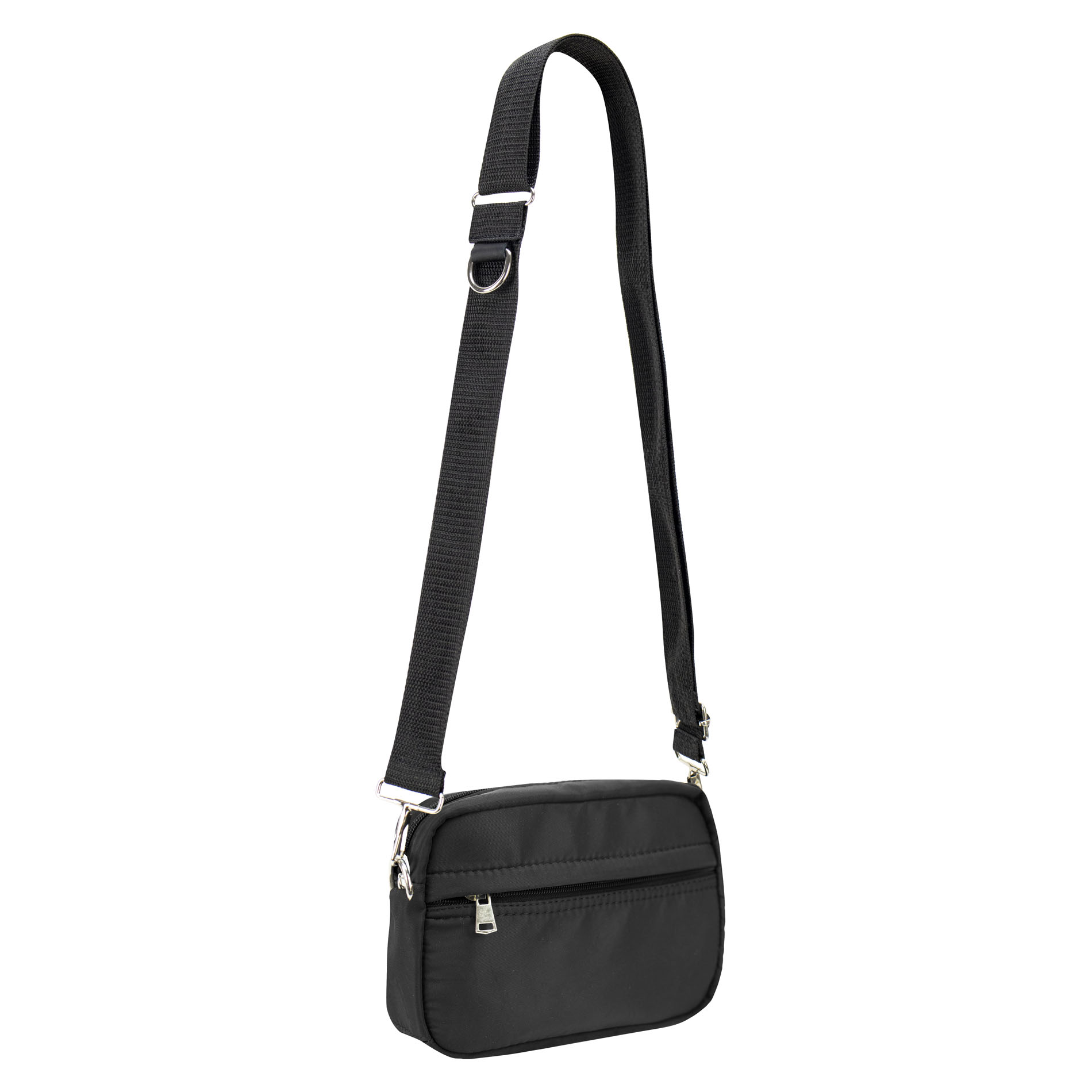 Foto 3 pulgar | Mariconera Unisex Negro Bimba Textil Sidney Nueva Imagen