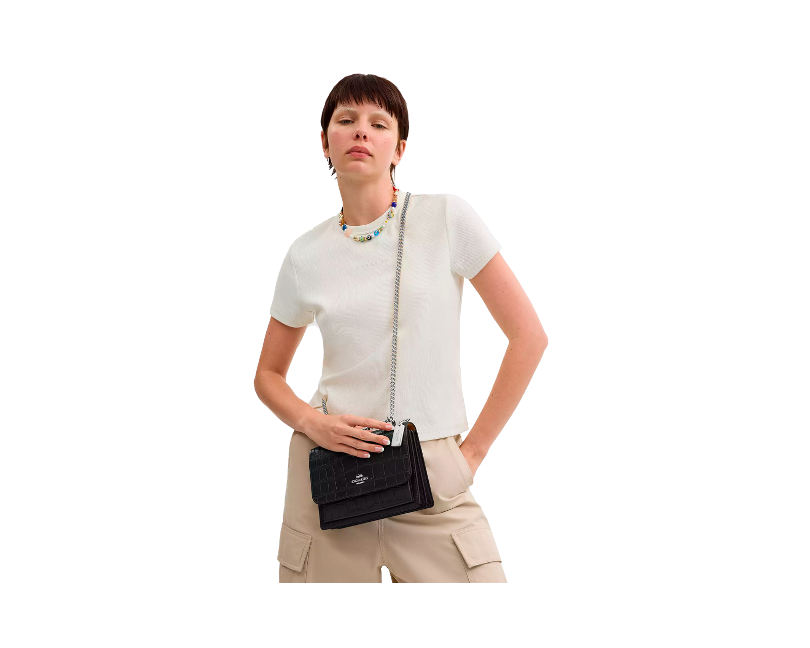 Foto 5 | Bolsa Coach Klare Crossbody Bag Cc840 Color Negro