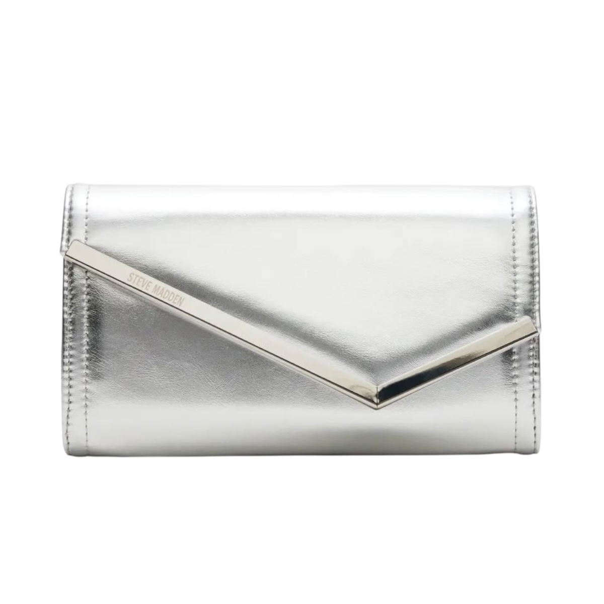 Foto 2 pulgar | Bolsa Crossbody Steve Madden Clutch Silver