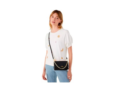 Foto 5 | Bolsa Kate Spade Madison Willow Mini Crossbody Kc586 Color Negro