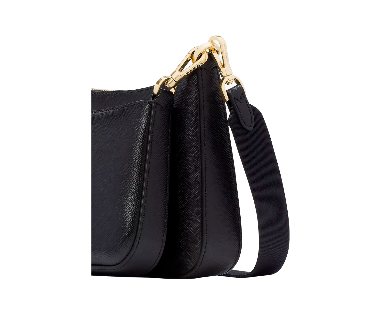Foto 5 pulgar | Bolsa Kate Spade Duet Saffiano Leather Small Crossbody Kh757 Color Negro
