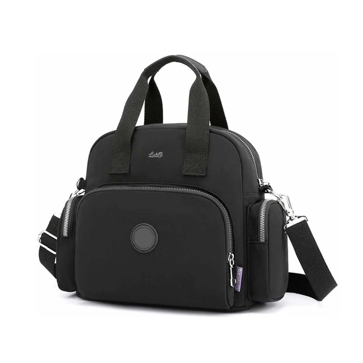 Foto 2 pulgar | Bolso De Mujer De Moda Impermeable Con Carga Usb Portátil Lab.g Negro