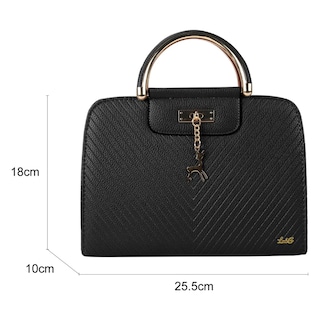 Foto 2 | Bolsa Para Mujer Crossbody con Venadito Lab.G Negro