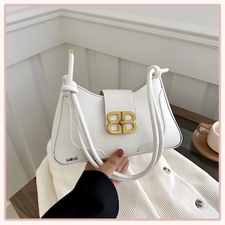 Foto 3 | Bolsas Lab.g Elegantes Para Mujer Cruzado Blanco