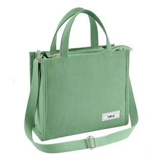 Foto 1 | Bolso Lab.g De Moda Cercanías Para Mujer Bolso De Pana Casual Verde