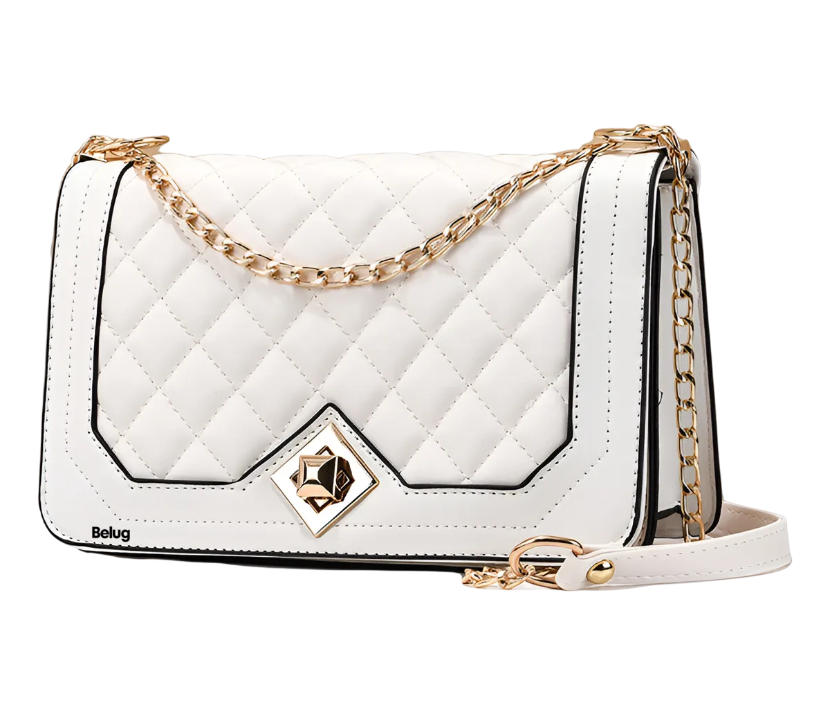 Foto 1 | Bolso Belug De Gran Capacidad Blanco