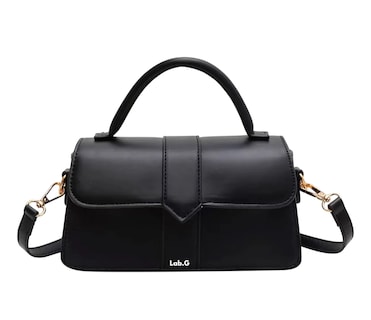 Foto 1 | Bolsas Lab.g Crossbody Dama Moda Impermeables Negro
