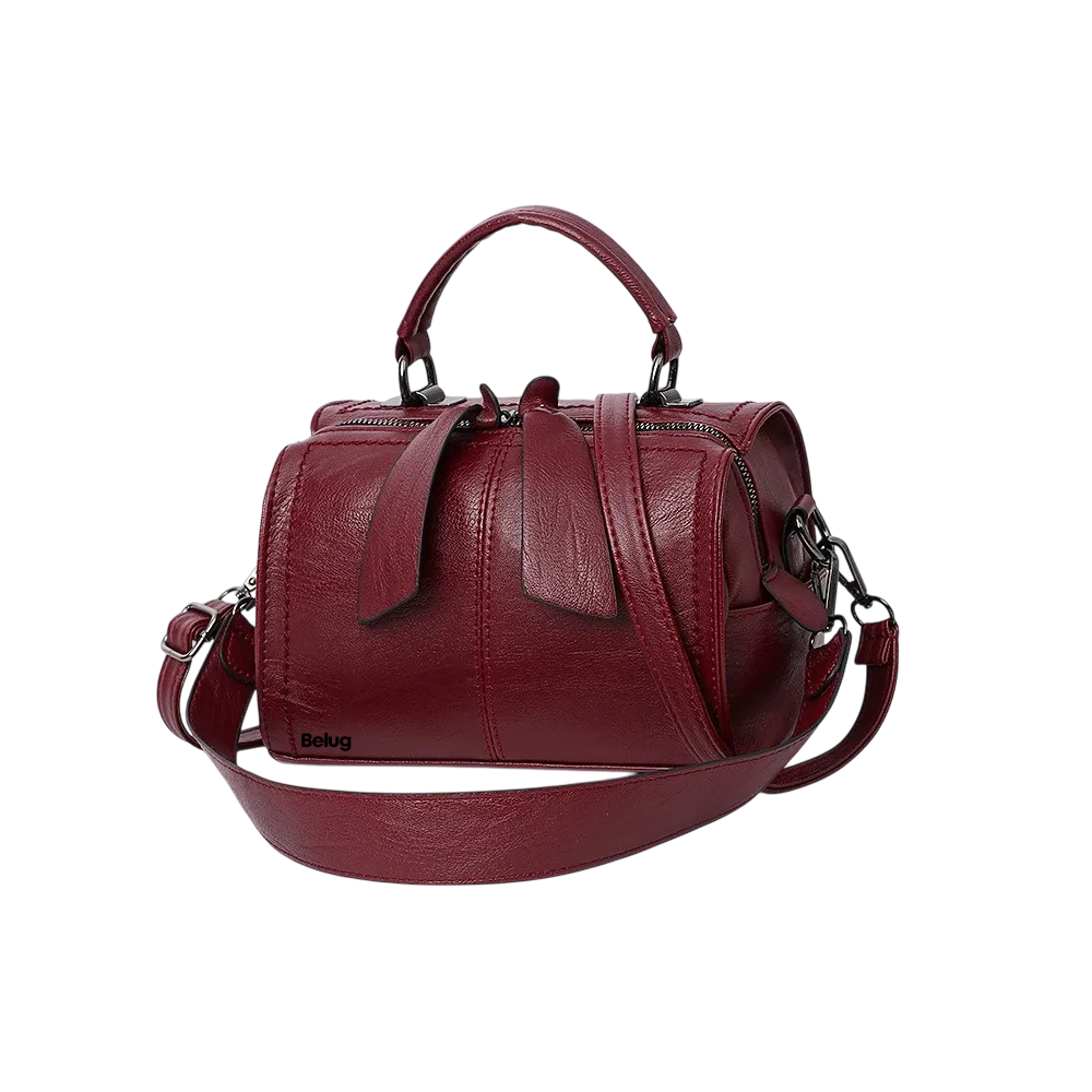 Foto 2 pulgar | Moda Una Bolsa Belug De Hombro Bolsa Crossbody Bolsa De Mujer Color Vino