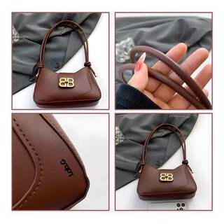 Foto 3 | Bolsas Lab.g Elegantes Para Mujer Cruzado Marron Oscuro