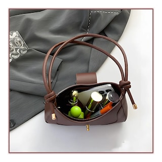 Foto 5 | Bolsas Lab.g Elegantes Para Mujer Cruzado Marron Oscuro