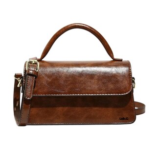 Foto 1 | Bolsa Crossbody Lab.g Pequeña De Hombro Marron Oscuro