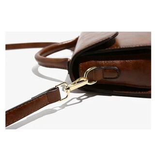 Foto 2 | Bolsa Crossbody Lab.g Pequeña De Hombro Marron Oscuro