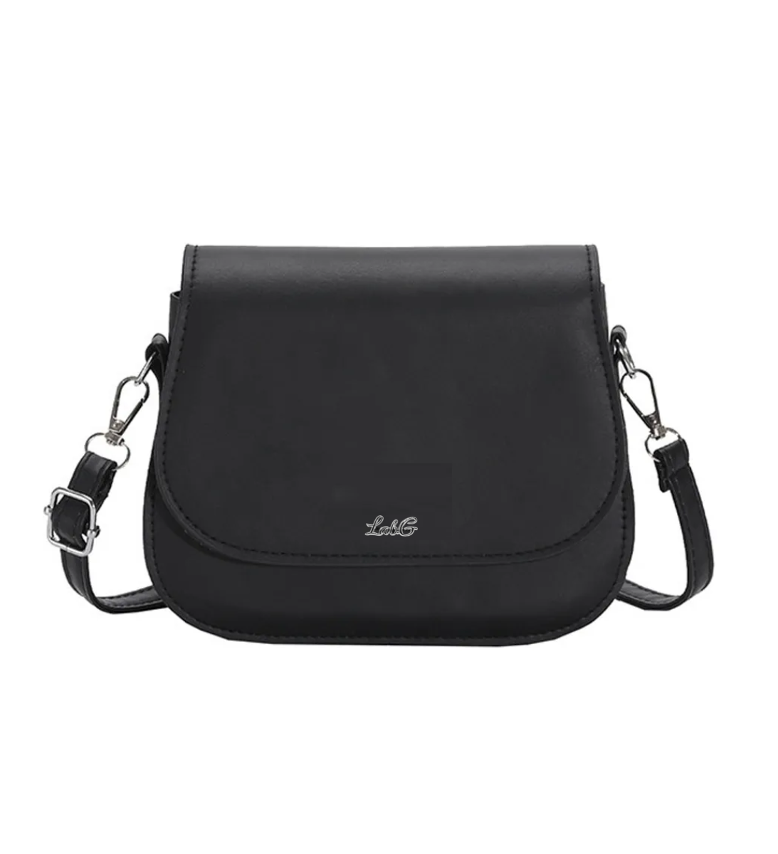Foto 2 pulgar | Bolsa Mini Bandolera De Cuero Para Mujer Lab.g Negro