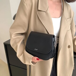 Foto 5 | Bolsa Mini Bandolera De Cuero Para Mujer Lab.g Negro