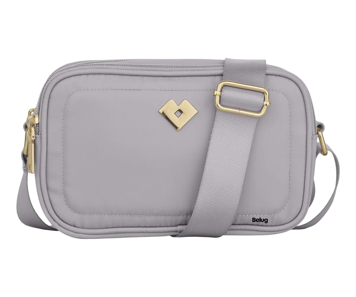 Foto 1 | Bolsa Mujer Crossbody Belug Bandolera De Mano Gris