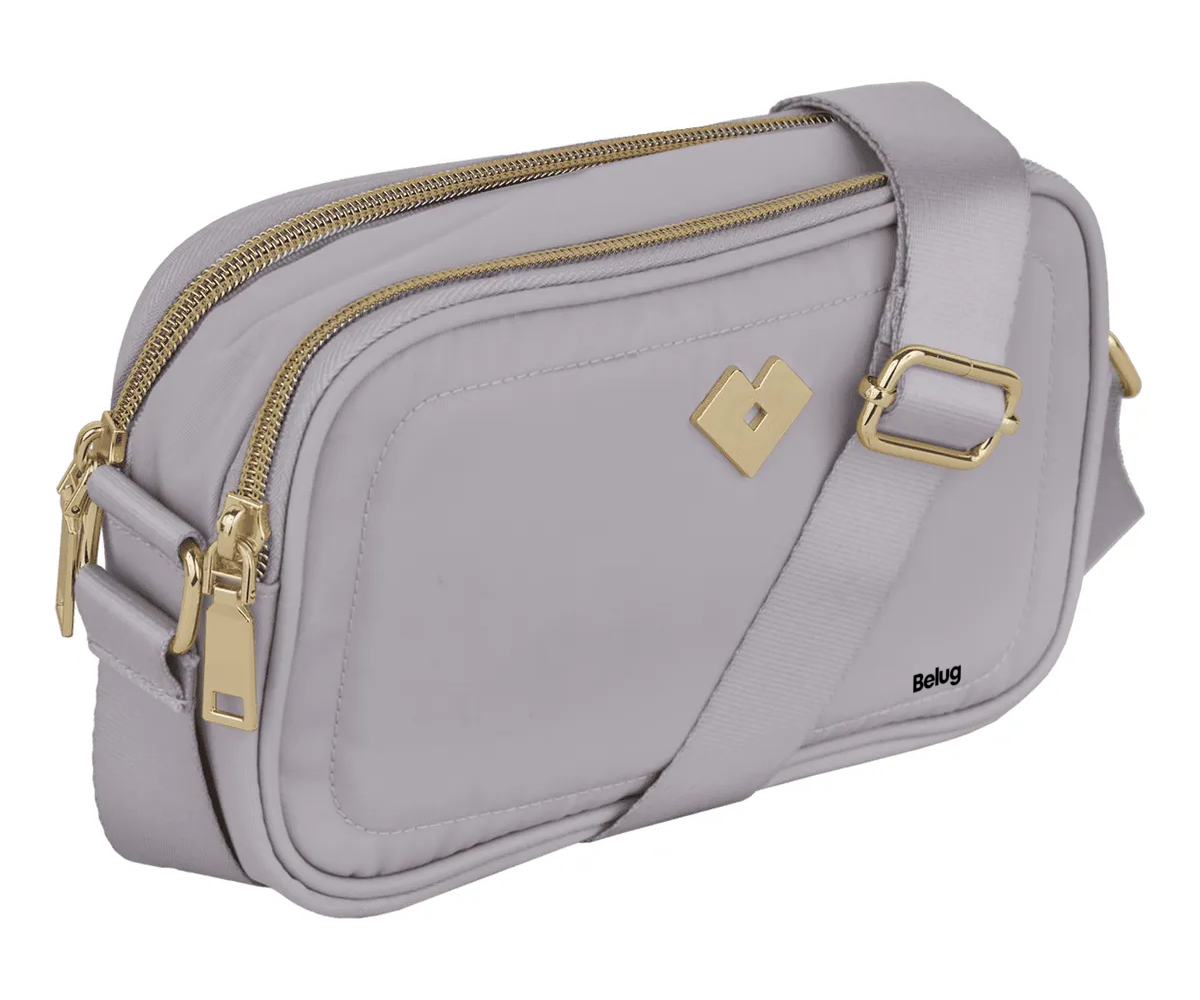 Foto 4 | Bolsa Mujer Crossbody Belug Bandolera De Mano Gris
