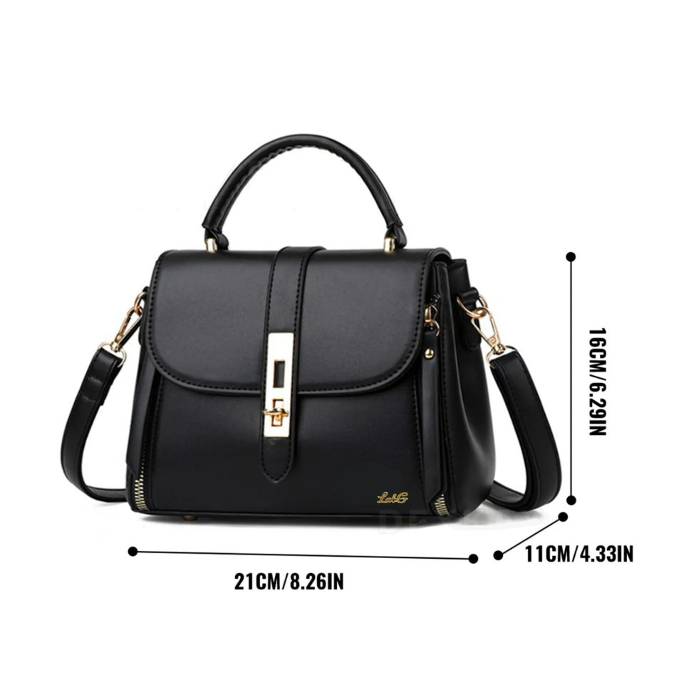 Foto 5 pulgar | Bolsa Mujer Impermeable Crossbody Bandolera Lab.g Negro