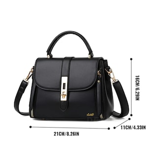 Foto 4 | Bolsa Mujer Impermeable Crossbody Bandolera Lab.g Negro