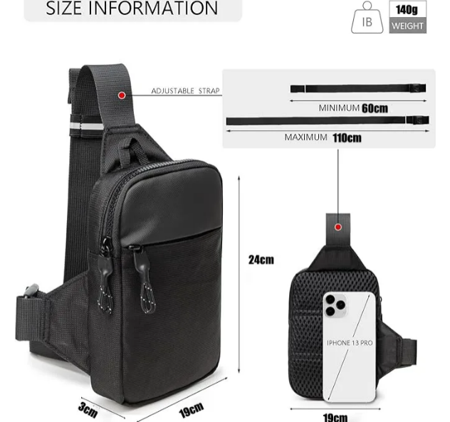 Foto 5 pulgar | Multiusos Mochila Xtellar Impermeable Cruzado Premium Para Hombres Y Mujeres