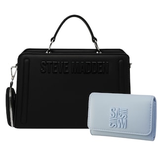 Foto 1 | Bolsa Steve Madden Bevelyn Black + Cartera Steve Madden