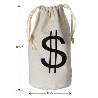 Foto 2 | Bolsa Para Dinero, Tela Beistle, Con Cordón, Casino Night - Venta Internacional.