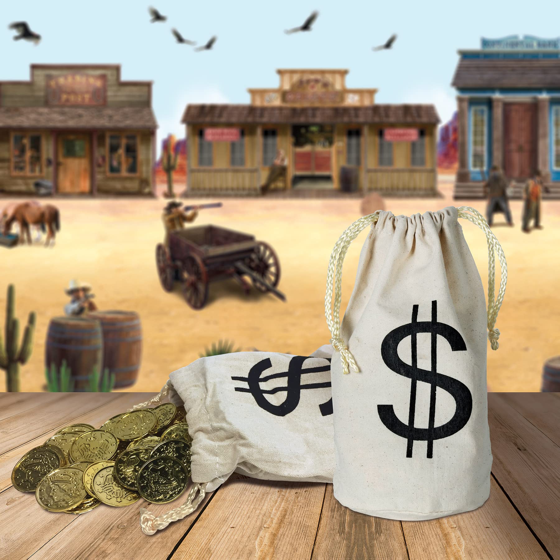 Foto 6 | Bolsa Para Dinero, Tela Beistle, Con Cordón, Casino Night - Venta Internacional.