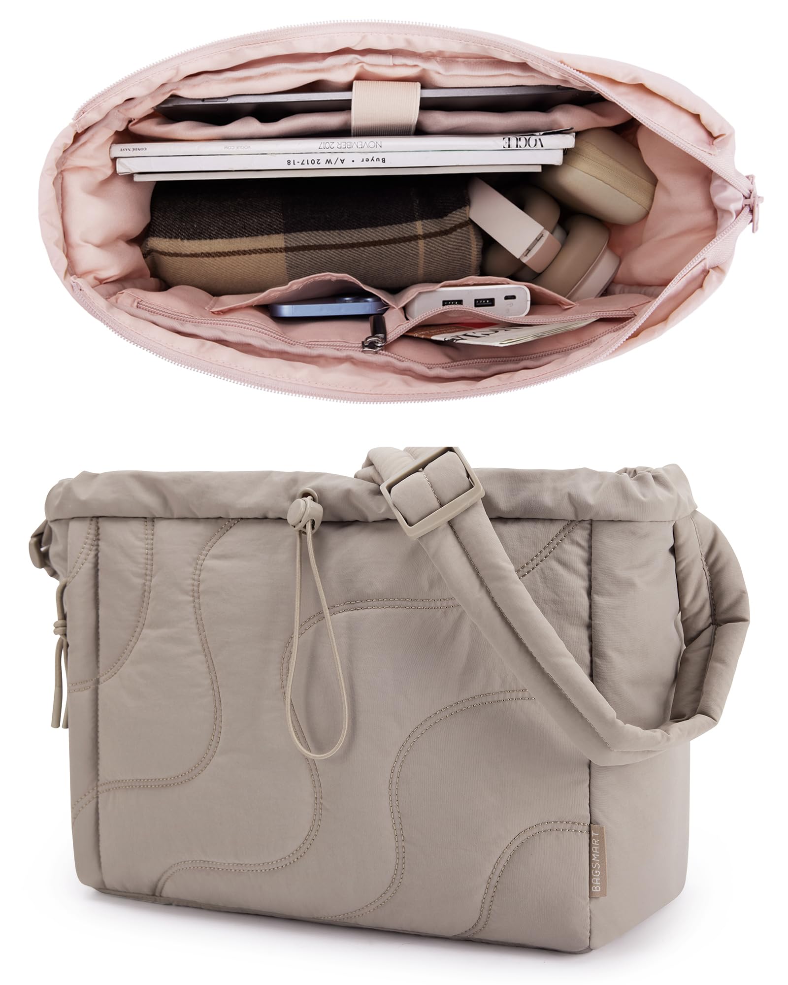 Foto 2 pulgar | Bolso Bagsmart Pequeño Acolchado Impermeable Para Mujer - Venta Internacional.
