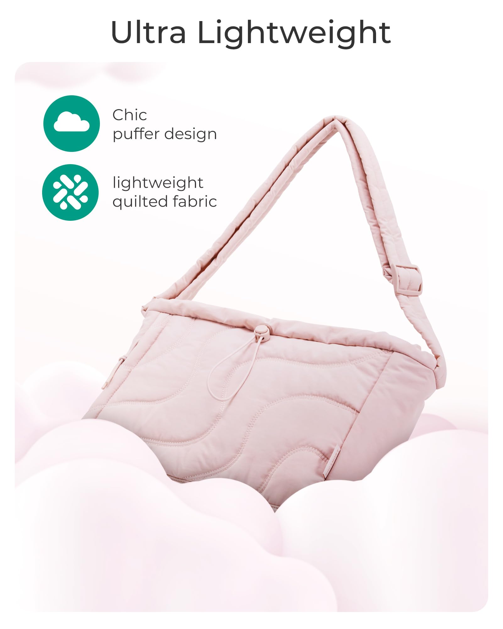 Foto 3 pulgar | Bolso Bagsmart Pequeño Acolchado Impermeable Para Mujer - Venta Internacional.