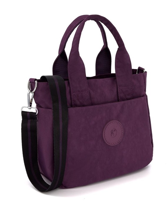 Foto 2 pulgar | Bolsa Tote Bag Cruzada y de Mano Zomilux Púrpura para Mujer