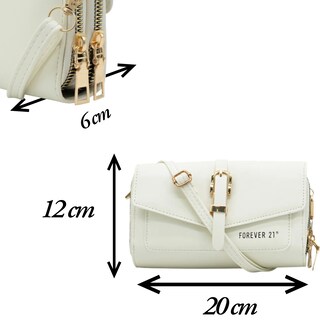 Foto 8 | Bolsa Cartera Crossbody Mujer Bolso Bandolera Cruzada Dama