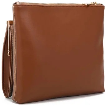 Foto 5 pulgar | Bolsa Cruzada Nicole Lee Con Broche Frontal-bronce
