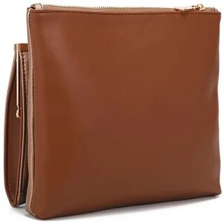 Foto 4 | Bolsa Cruzada Nicole Lee Con Broche Frontal-bronce