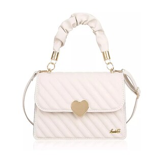 Foto 1 | Bolso De Mano Blanca De Corazon Lab.g Blanco