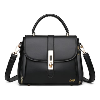Foto 1 | Bolso Mano Mujer Gran Capacidad Remaches De Cuero Lab.g Negro