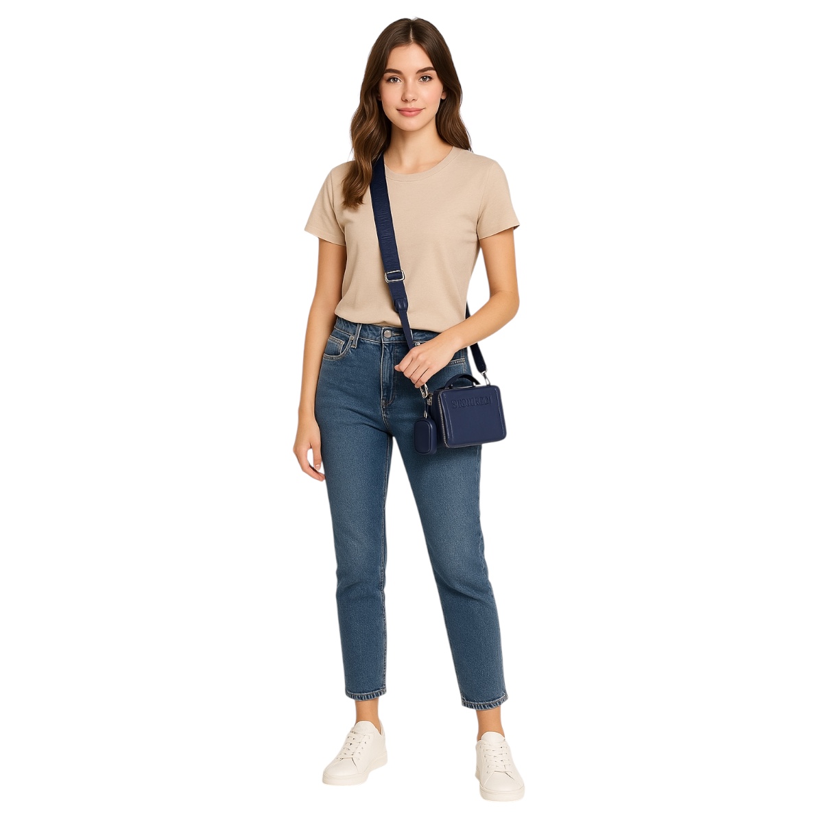 Foto 7 pulgar | Bolsa Para Dama Steve Madden Bevelymm Mini Dk Blue