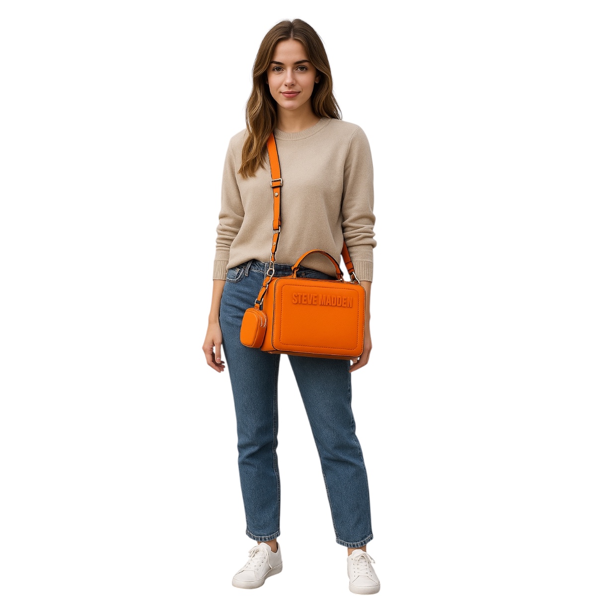 Foto 6 pulgar | Bolsa Steve Madden Bevelyn Peach