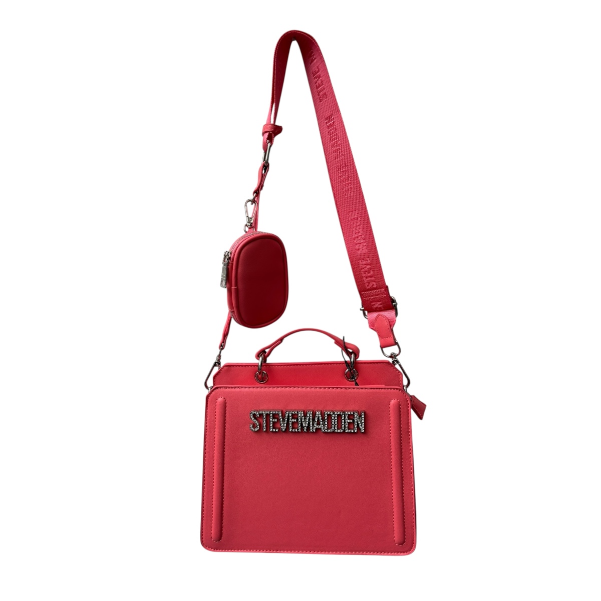 Foto 5 pulgar | Bolsa Steve Madden Bevelyn Salmon Stones