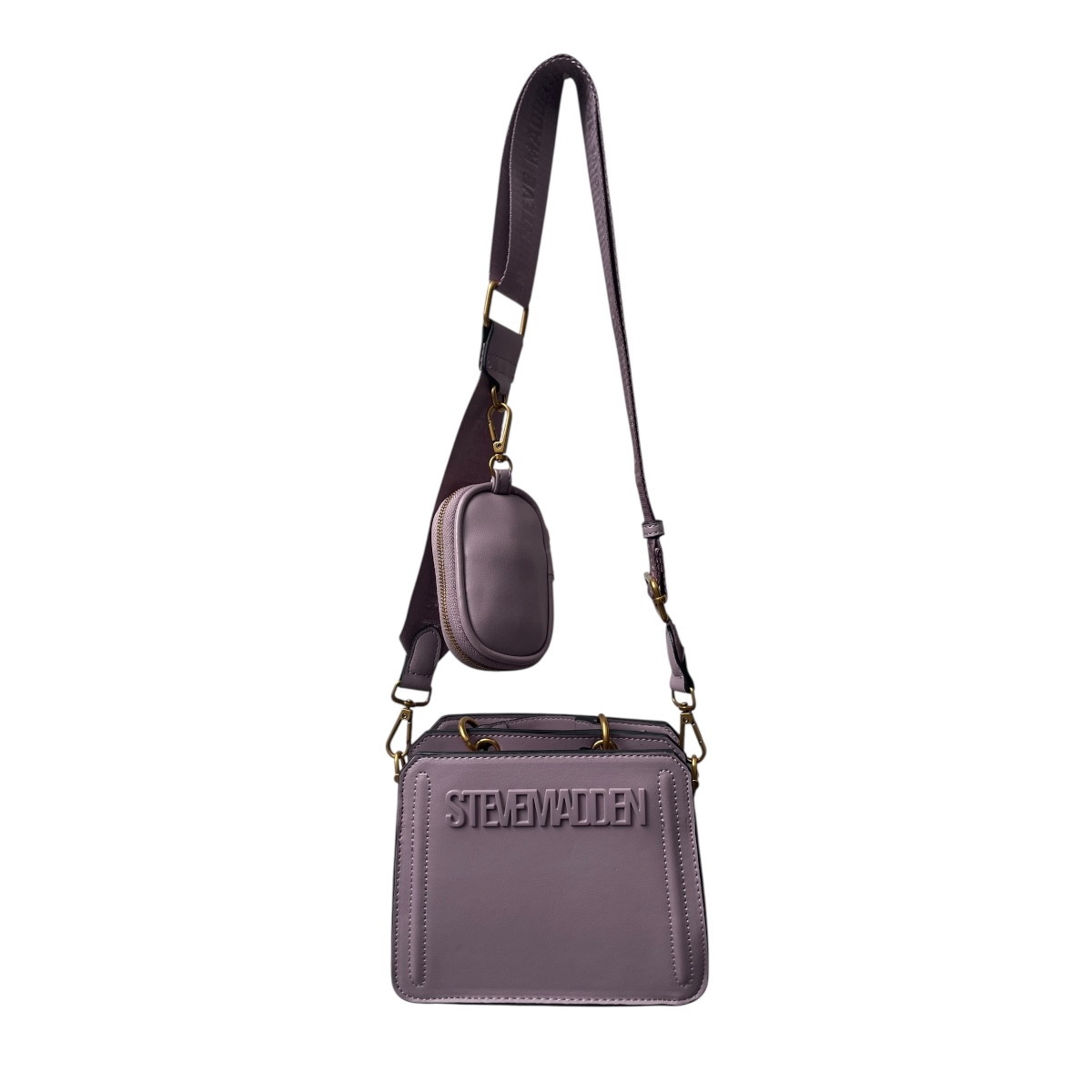 Foto 4 pulgar | Bolsa Para Dama Steve Madden Bevelymm Mini Plum