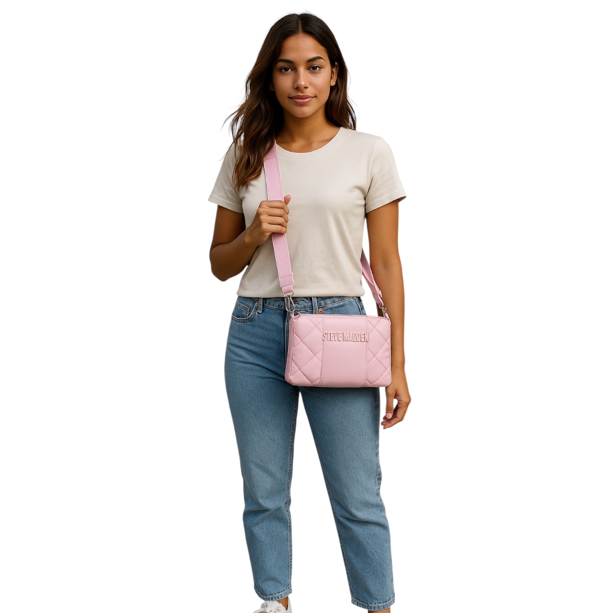 Foto 6 | Bolsa Steve Madden Crossbody Bpiero Pink