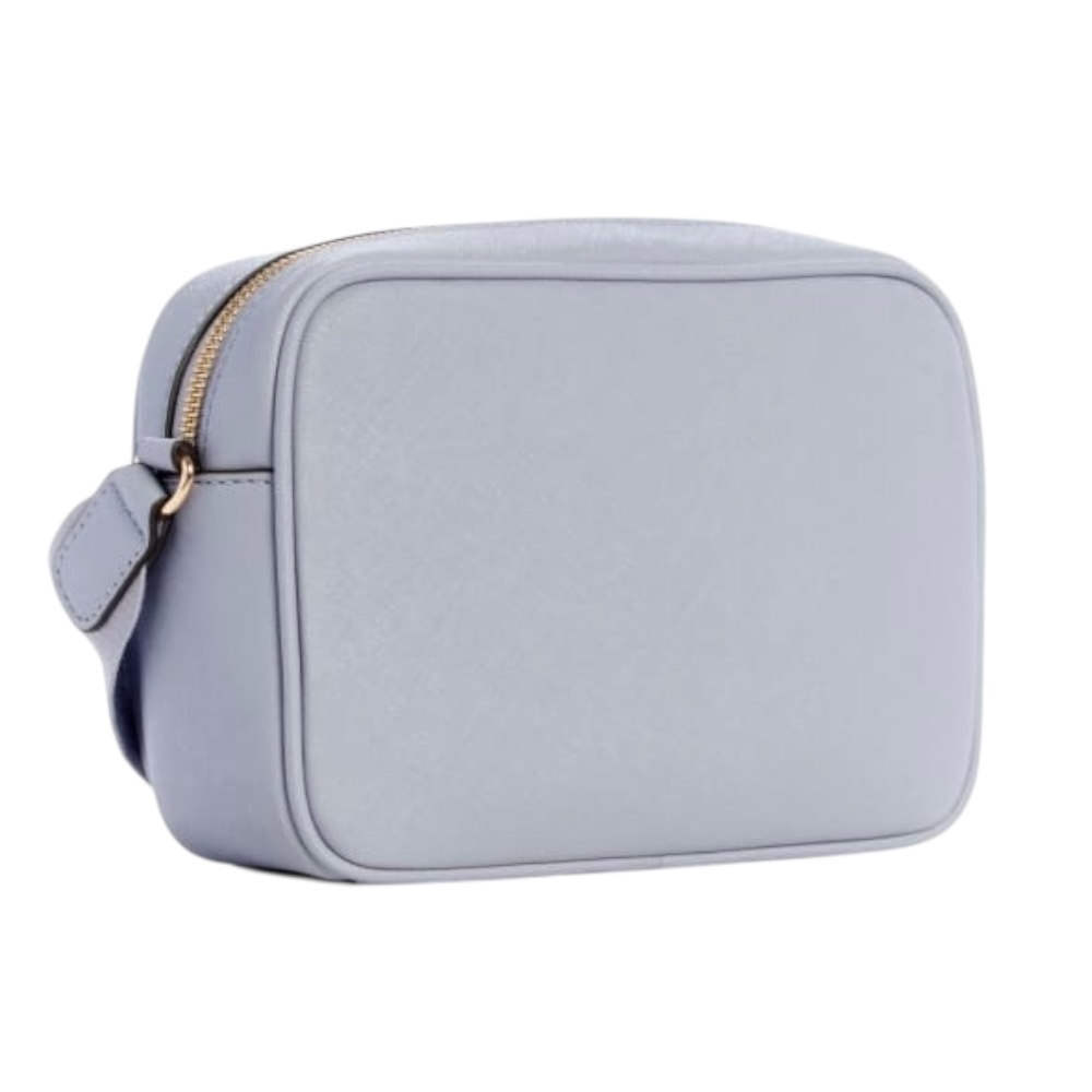Foto 4 pulgar | Bolsa Crossbody Guess Zinnia Top Zip Color Lila De Piel Sintética Saffiano