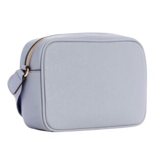 Foto 3 | Bolsa Crossbody Guess Zinnia Top Zip Color Lila De Piel Sintética Saffiano