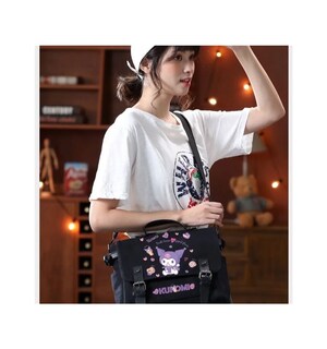 Foto 2 | Bolso Bandolera Belug Kuromi Negro