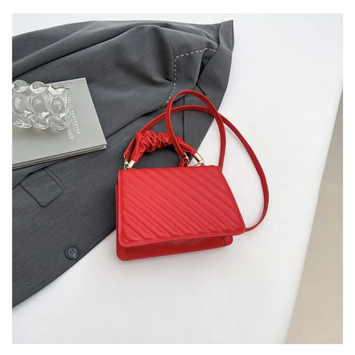 Foto 3 | Bolso De Mano Eo Safe Imports Esi-20032 Rojo