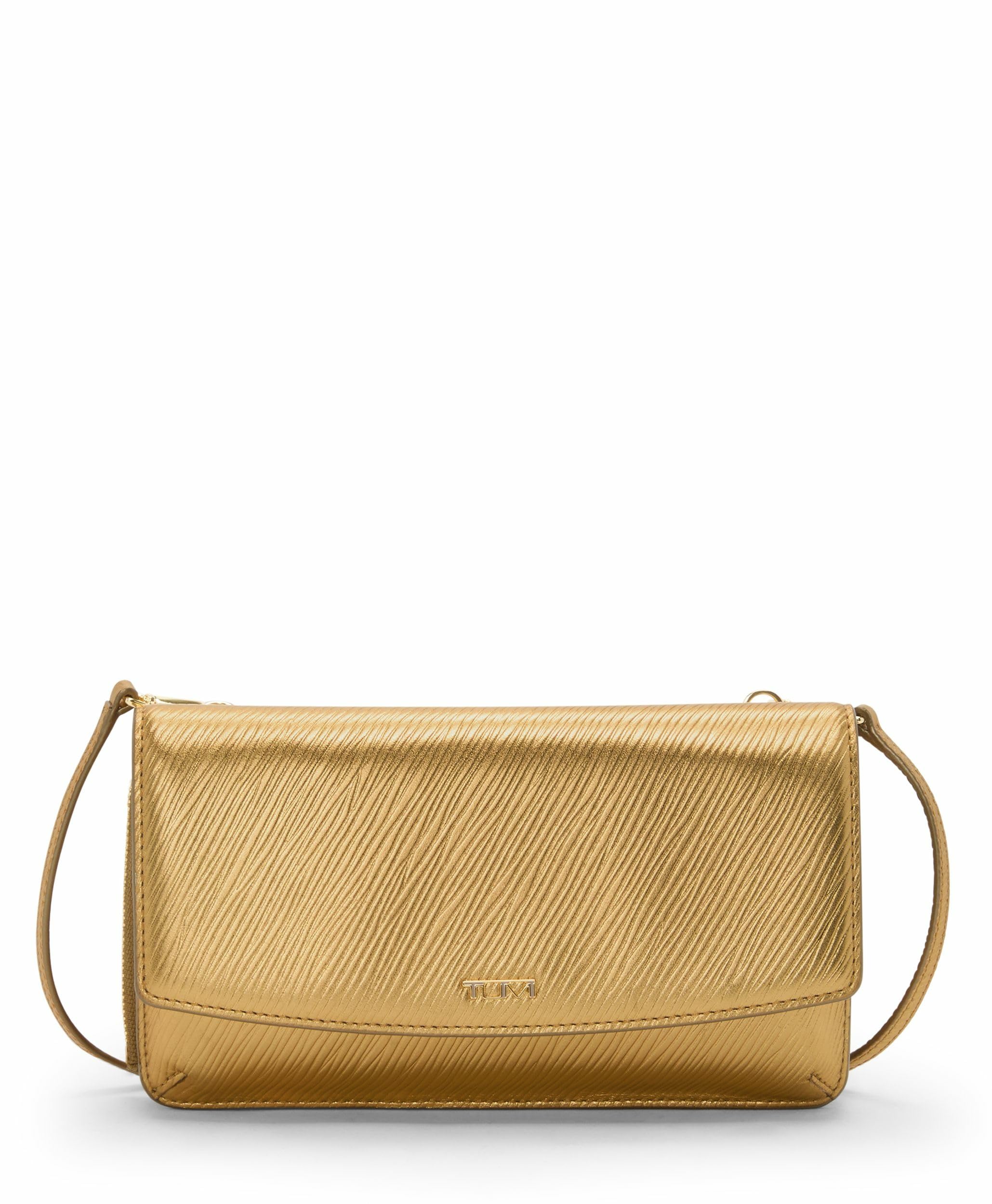 Foto 2 pulgar | Bolso Bandolera Tumi Belden Leather Gold Para Mujer - Venta Internacional.