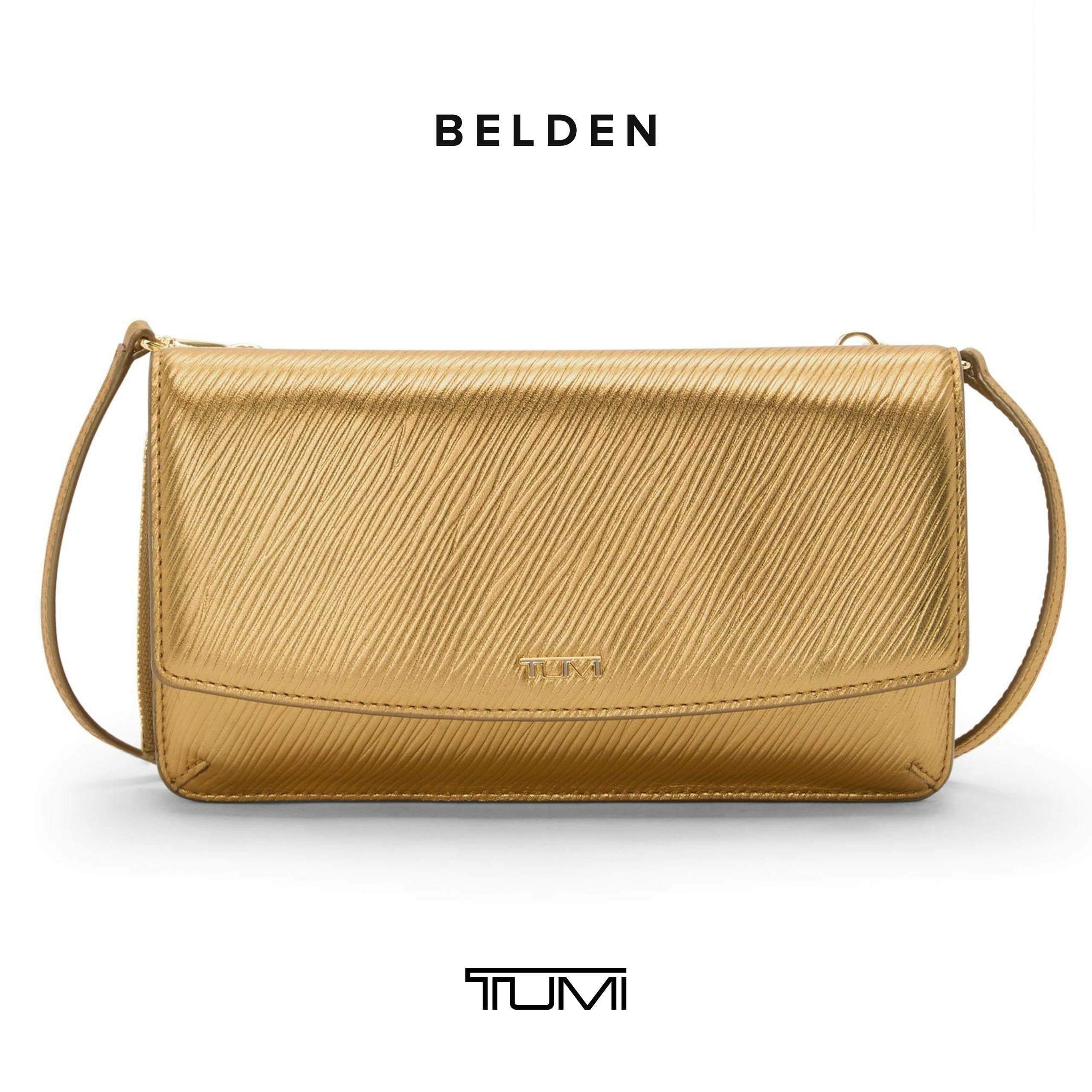 Foto 7 pulgar | Bolso Bandolera Tumi Belden Leather Gold Para Mujer - Venta Internacional.