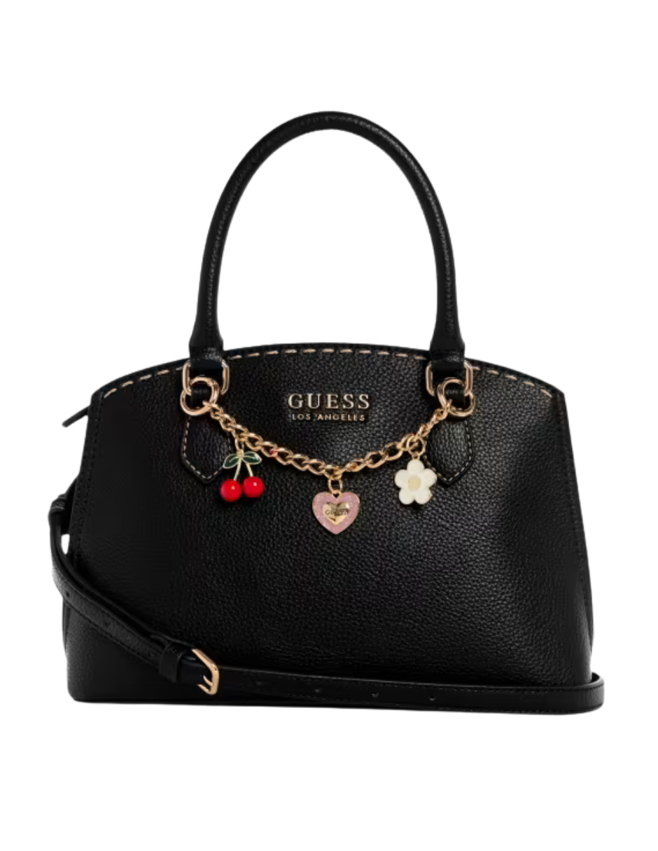 Foto 2 pulgar | Bolsa Cruzada Guess Lynne Charm Negro