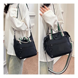 Foto 3 | Bolso Belug Mujer Hombro Compras Negro