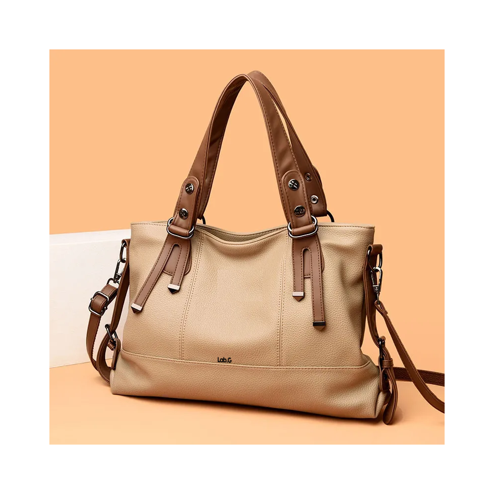 Foto 3 pulgar | Bolsos Lab.g  De Mujer A La Moda Retro Para Mujer Caqui