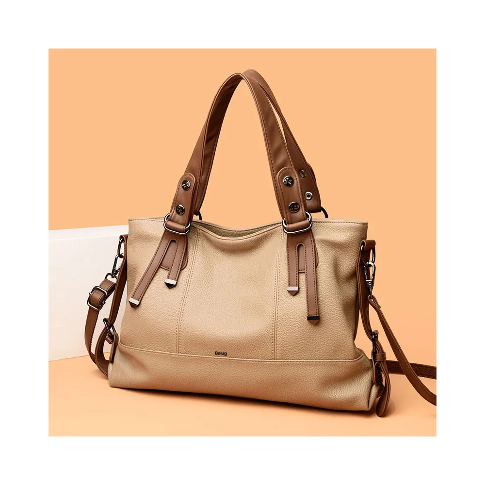 Foto 4 pulgar | Bolsos Belug De Mujer A La Moda Retro Para Mujer Caqui