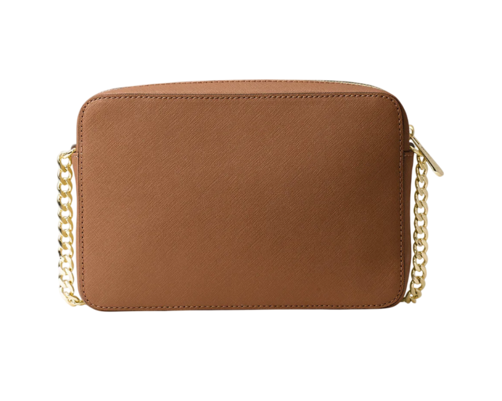 Foto 4 pulgar | Bolsa Michael Kors Jet Set Large Saffiano Leather Crossbody Bag 35t8gttc9l Color Café